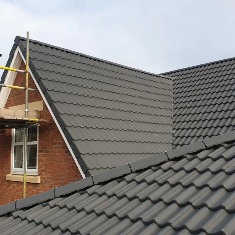 New tiled roof and dormer
