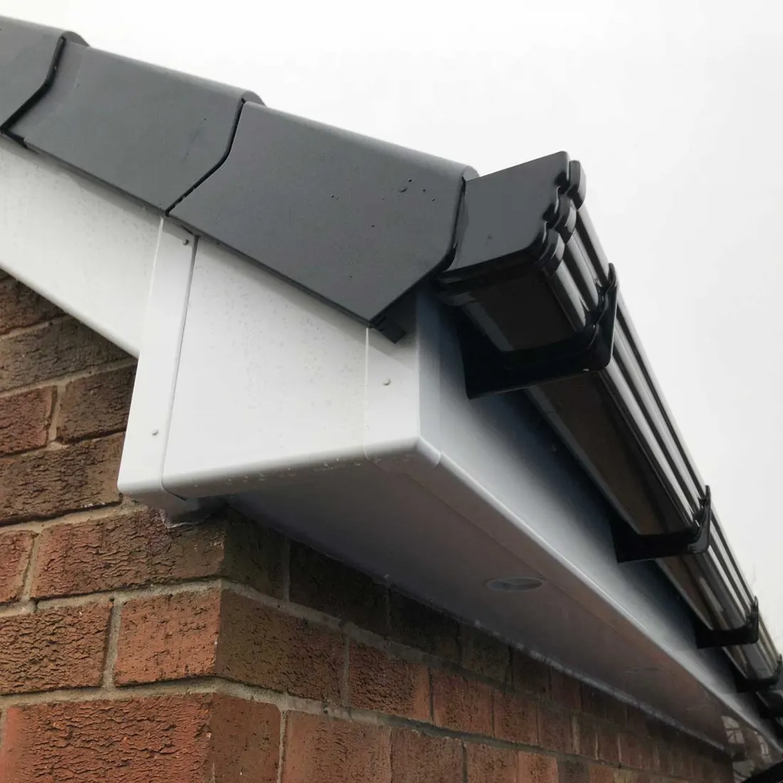 New fascia soffit and gutter